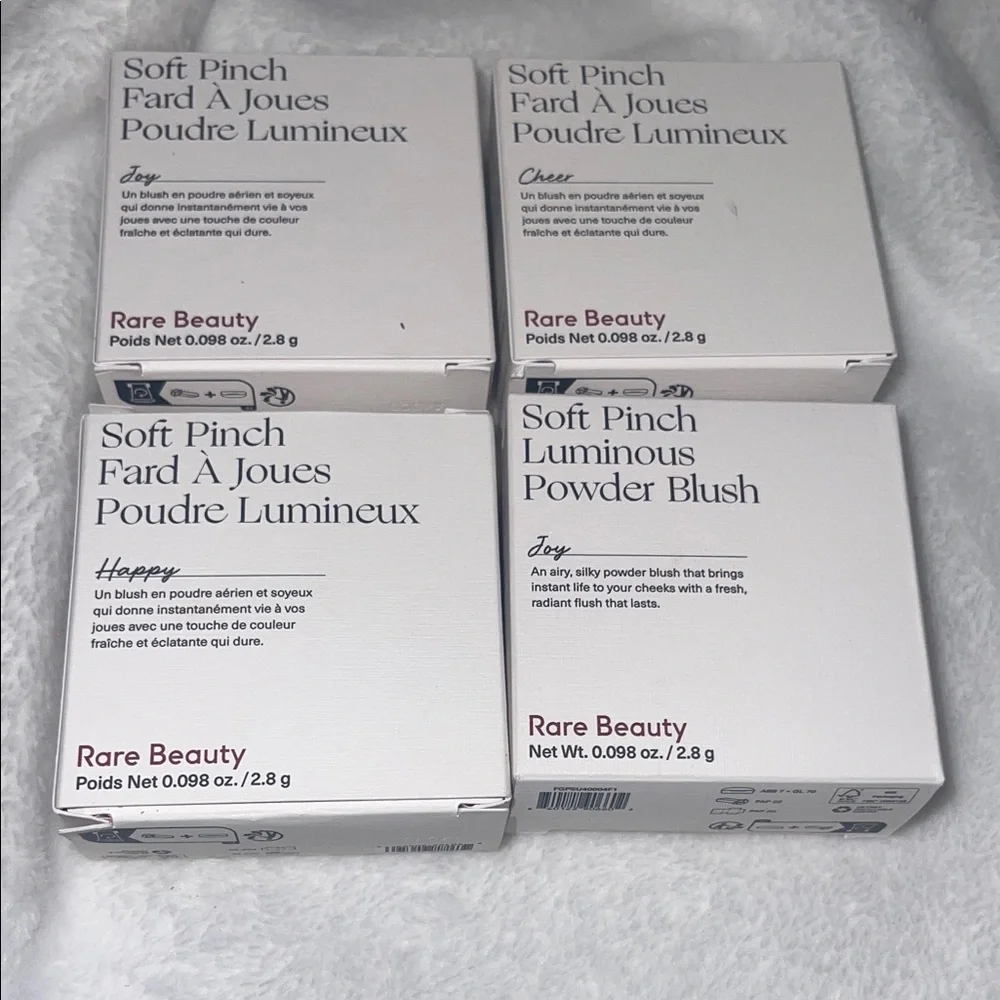 Rare Beauty Soft Pinch Luminous Powder Blush Quartet - Neutral Pink & Warm Rose